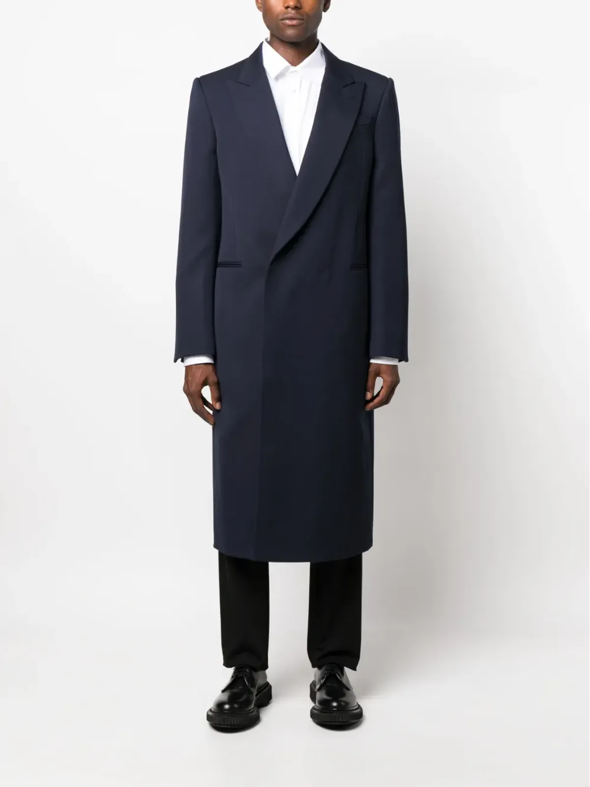 Alexander McQueen シングルブレストコート - ブルー - 画像2
