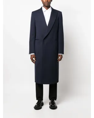 Alexander McQueen シングルブレストコート - ブルー - サムネイル2