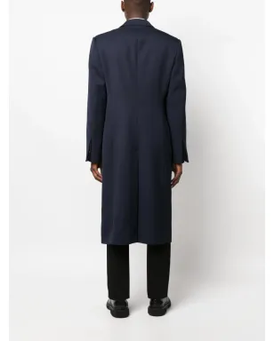 Alexander McQueen シングルブレストコート - ブルー - サムネイル4