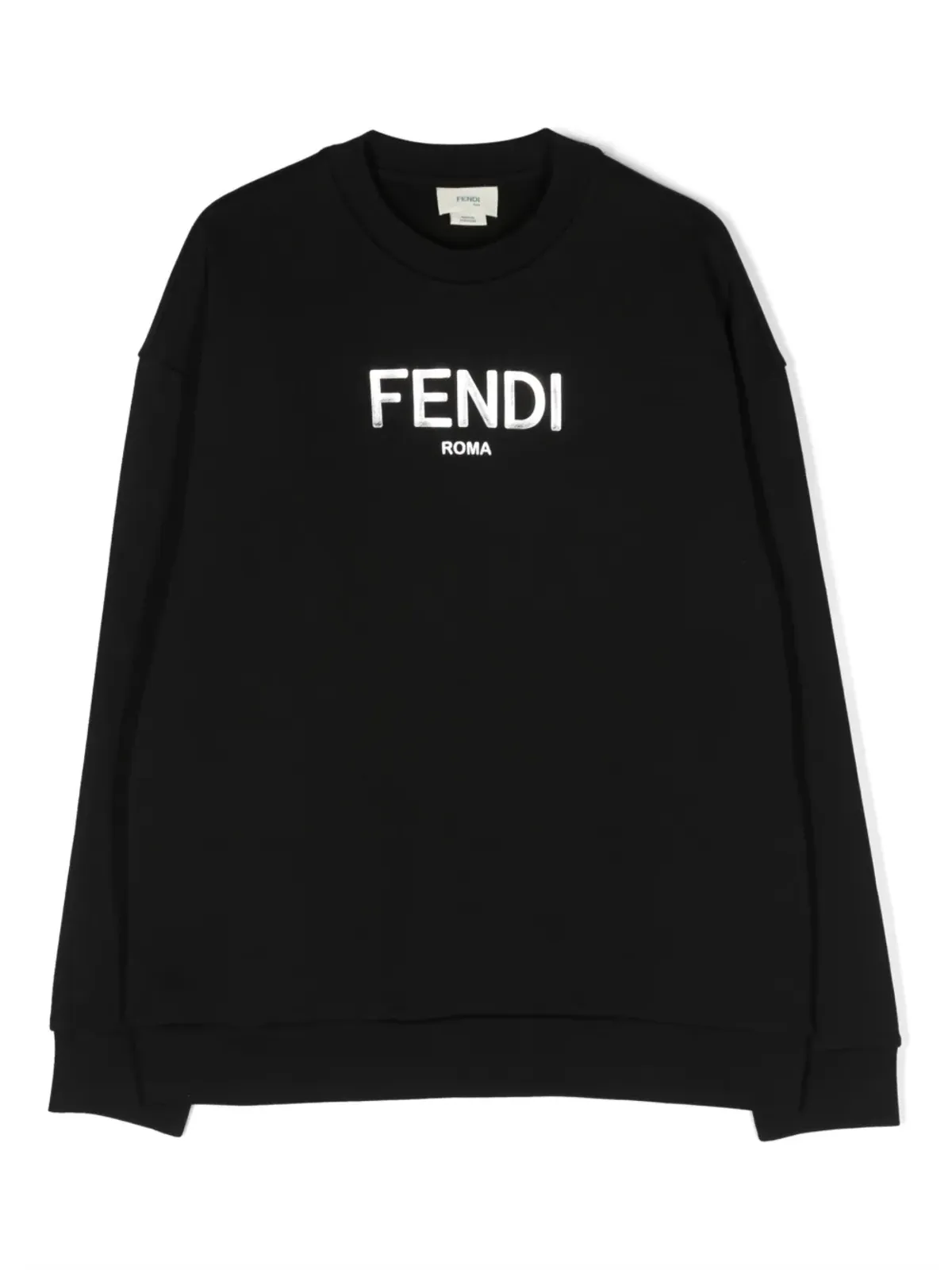 Fendi Kids ロゴプリント クルーネック スウェットシャツ - 画像1