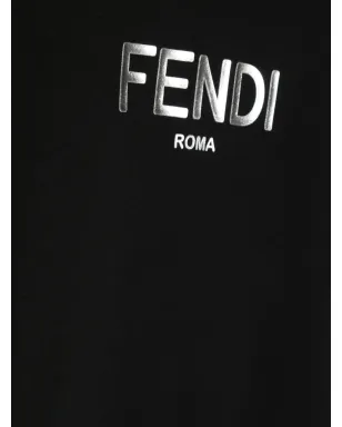 Fendi Kids ロゴプリント クルーネック スウェットシャツ - サムネイル3