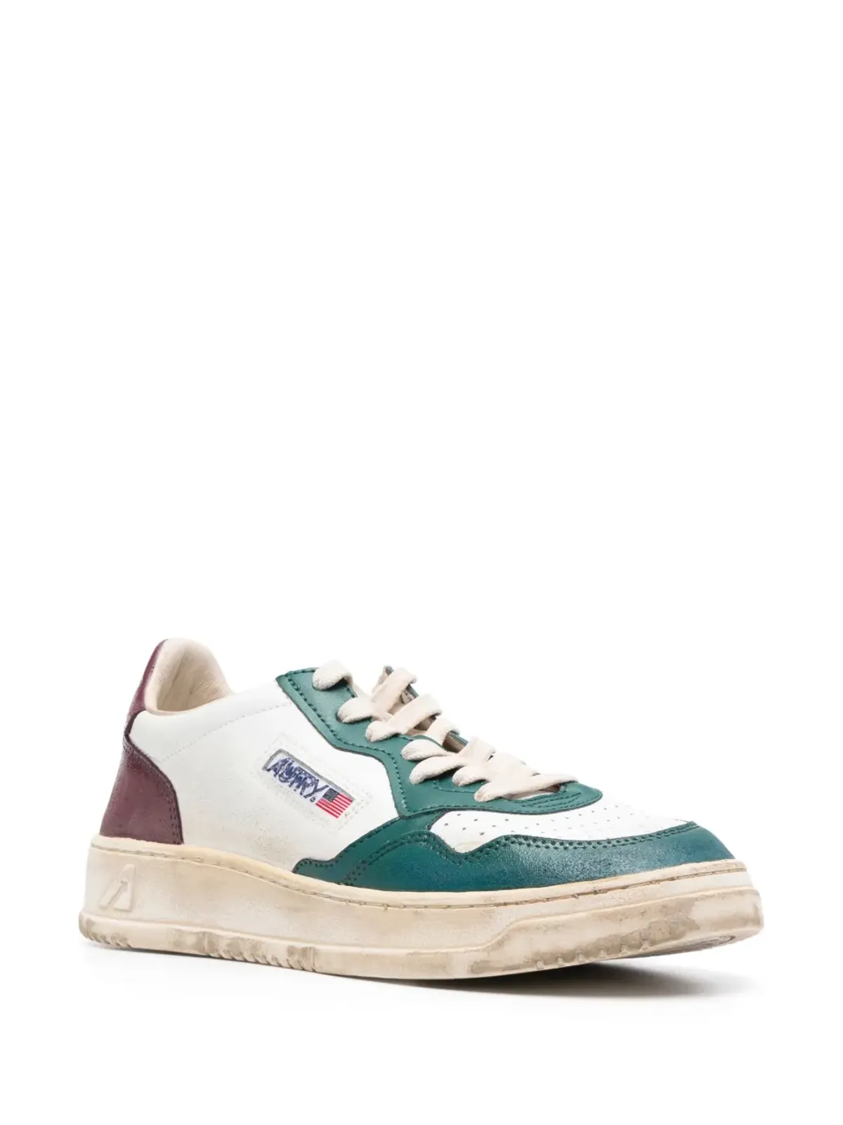 Autry メダリスト distressed-finish スニーカー - 画像2