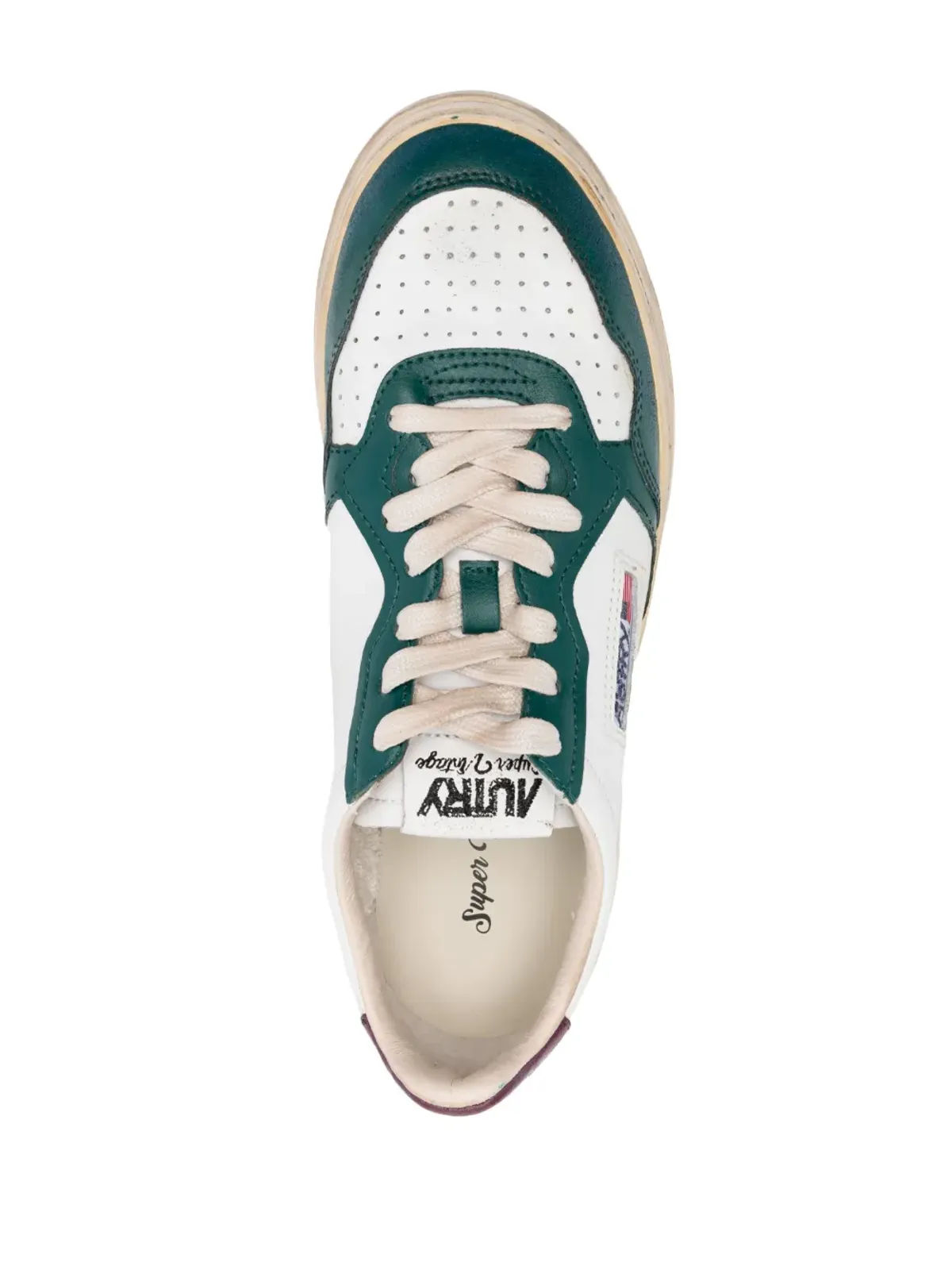 Autry メダリスト distressed-finish スニーカー - 画像4