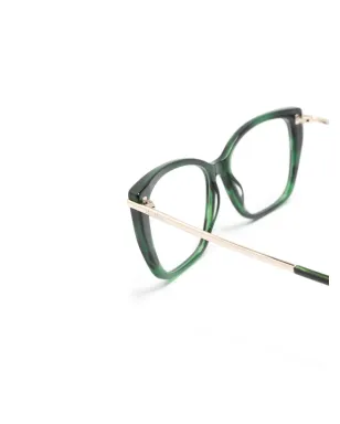 Max Mara Eyewear 猫目フレーム眼鏡（グリーン） - サムネイル3