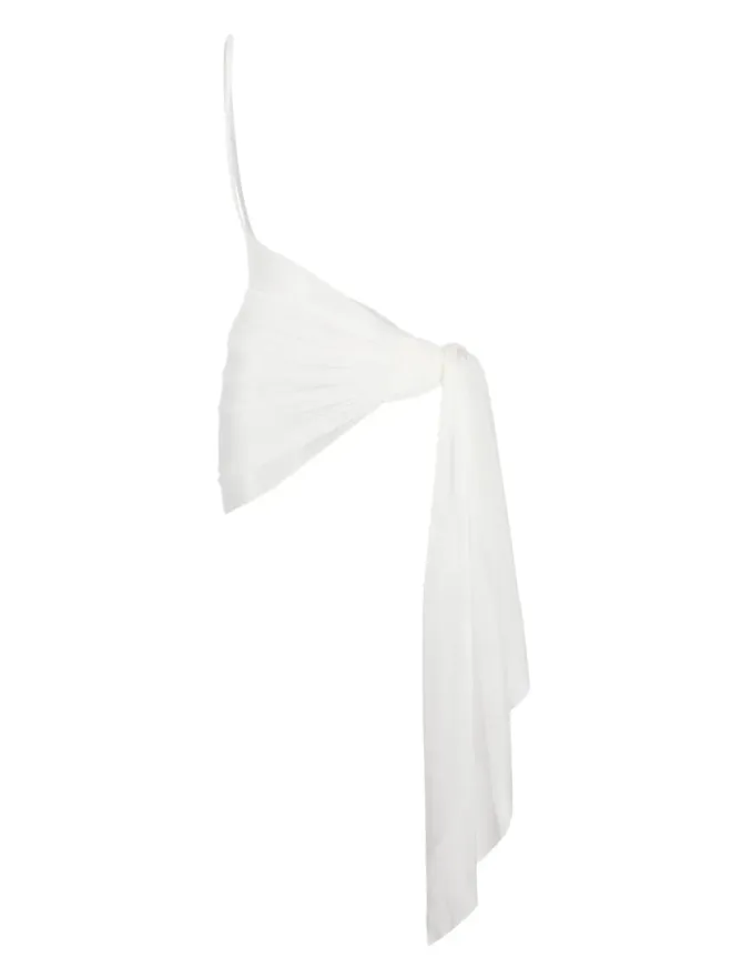 Mugler Mugler ワンショルダーシアーパレオの商品画像