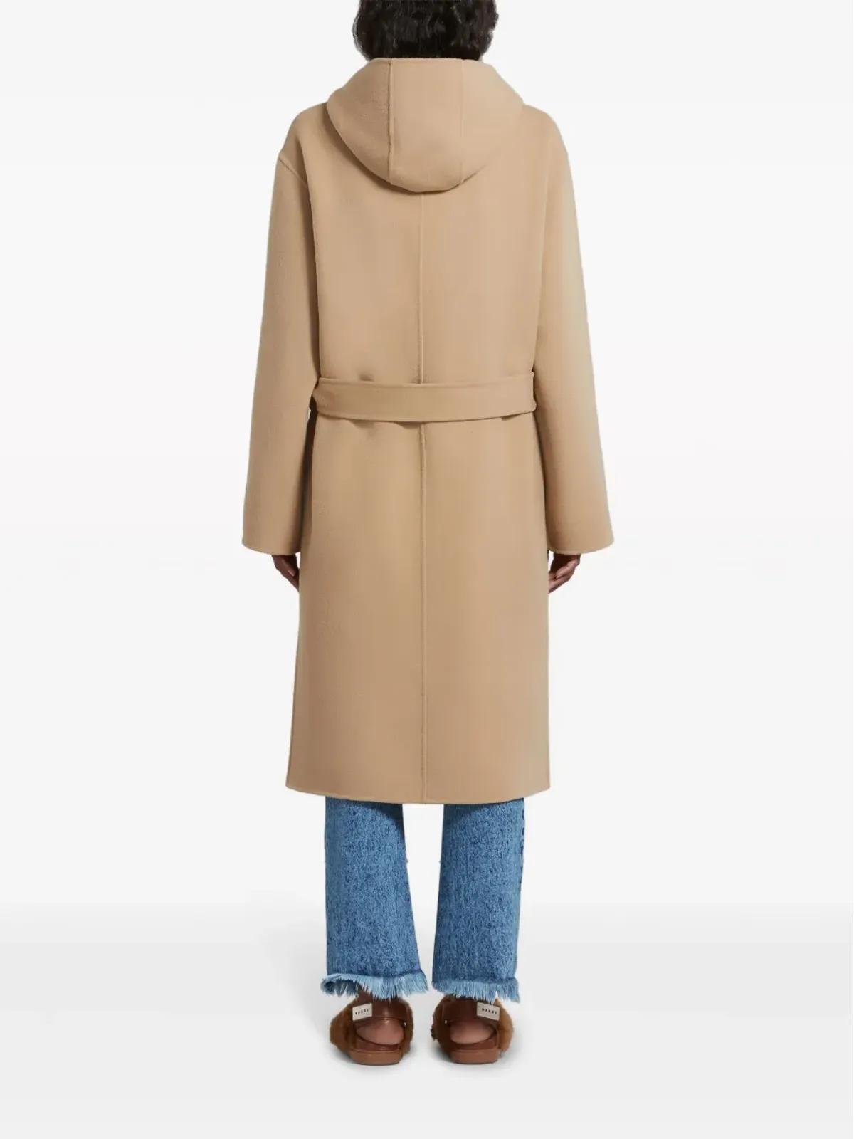 Marni ベルト付きフードコート - 画像4