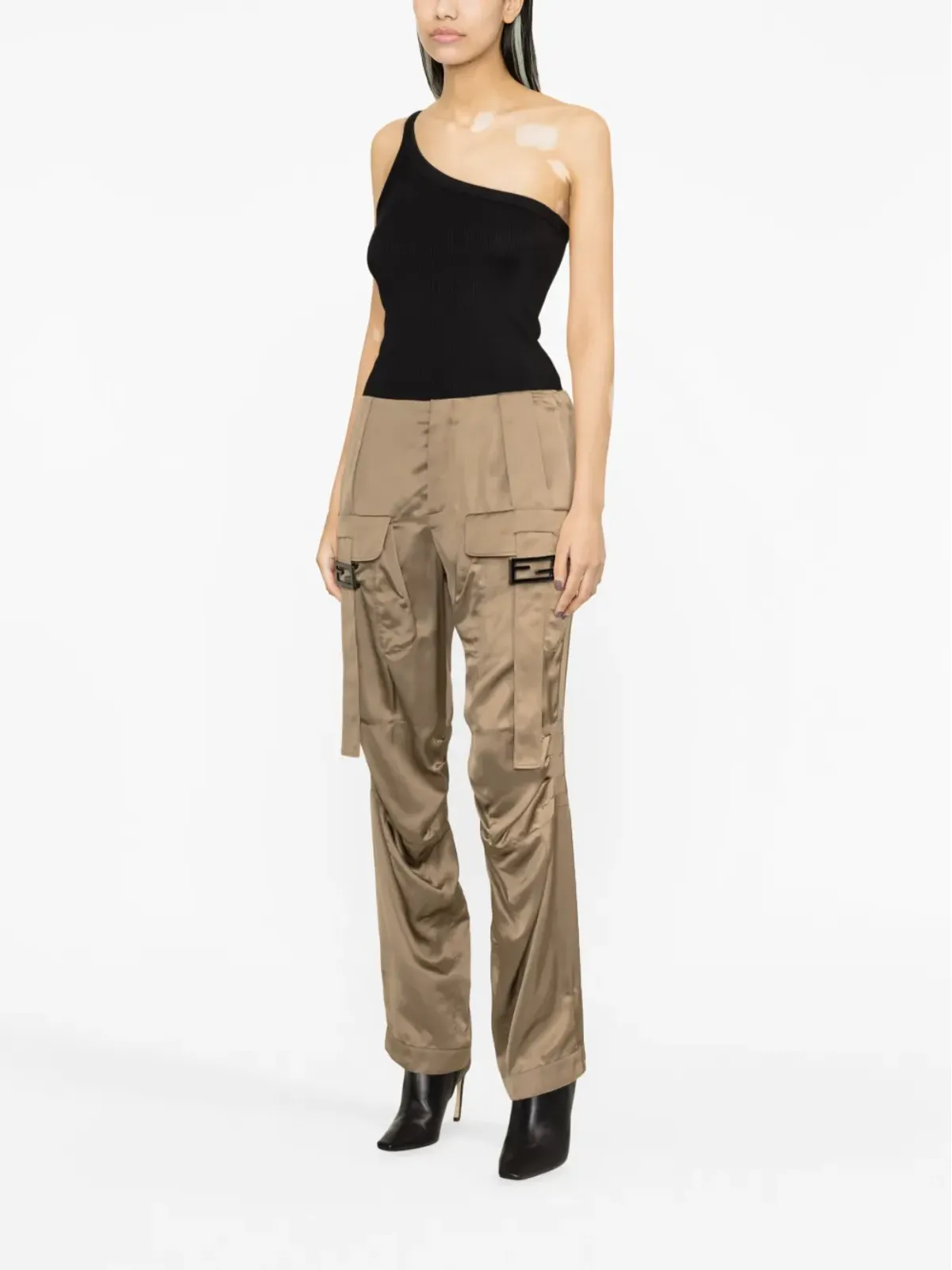 FENDI サテンカーゴパンツ - 画像2