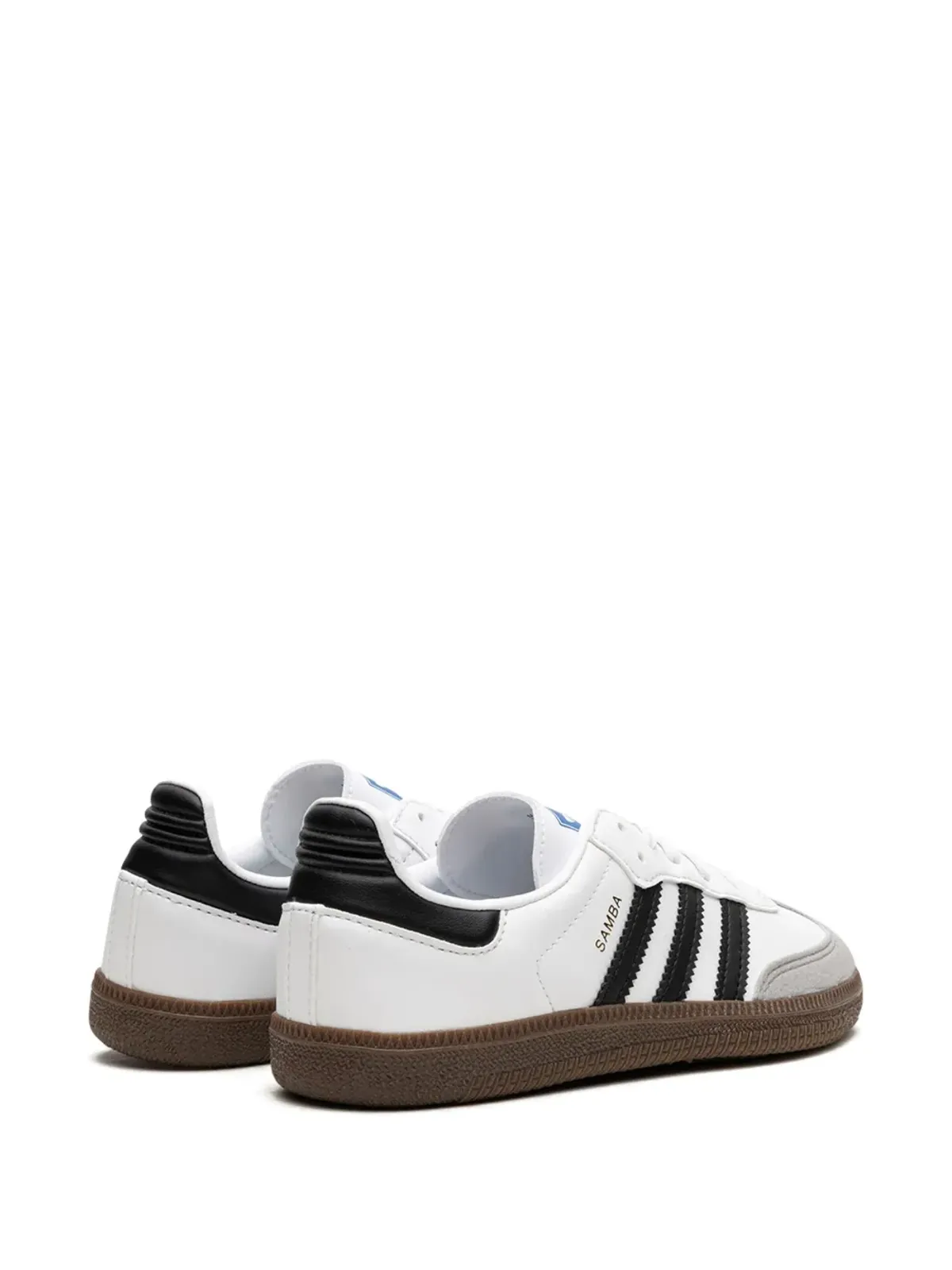 adidas Kids Samba OG C ホワイト/ブラック スニーカー - 画像3
