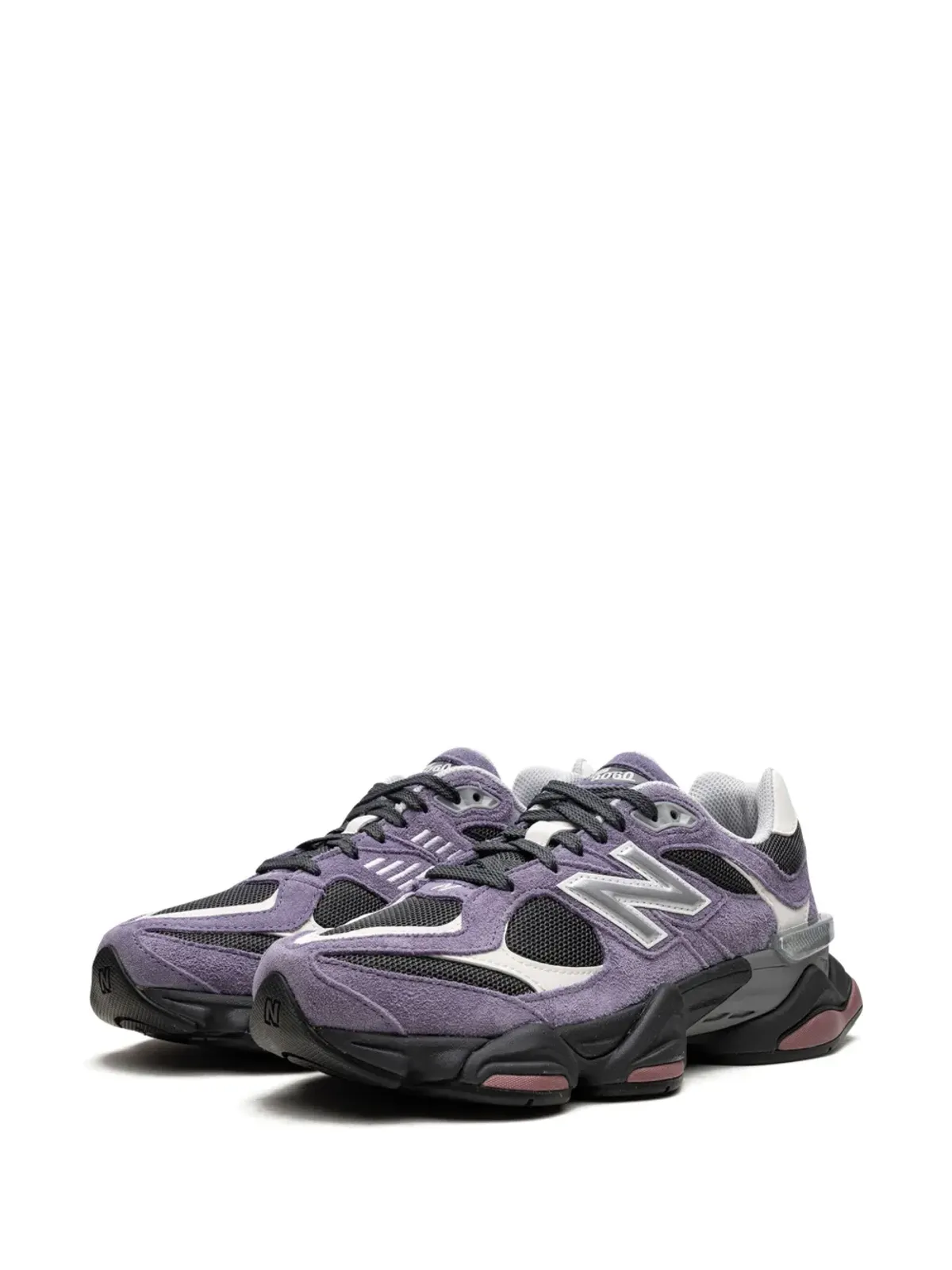 New Balance 9060 ヴァイオレット ノワール スニーカー - 画像5