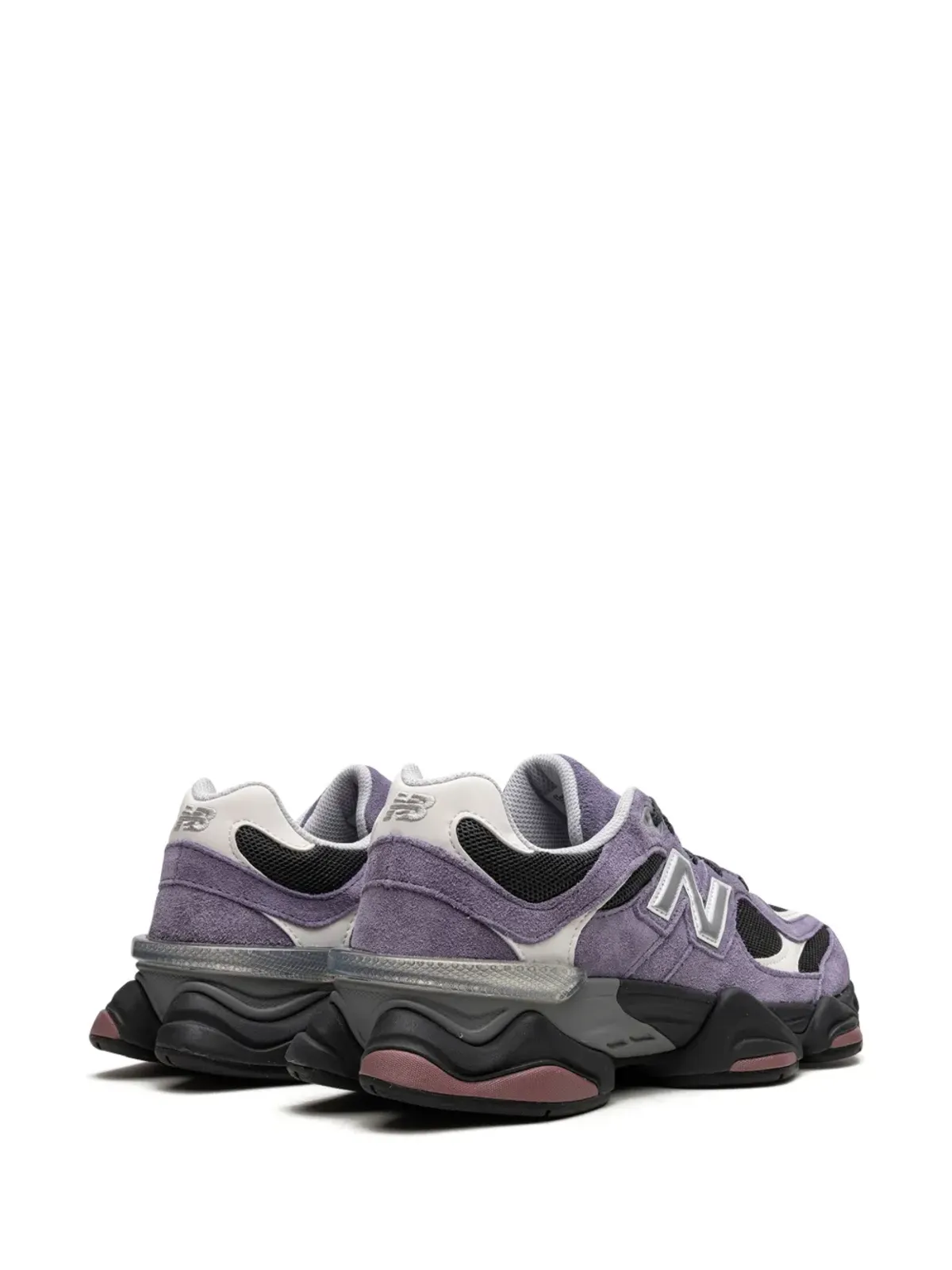 New Balance 9060 ヴァイオレット ノワール スニーカー - 画像3