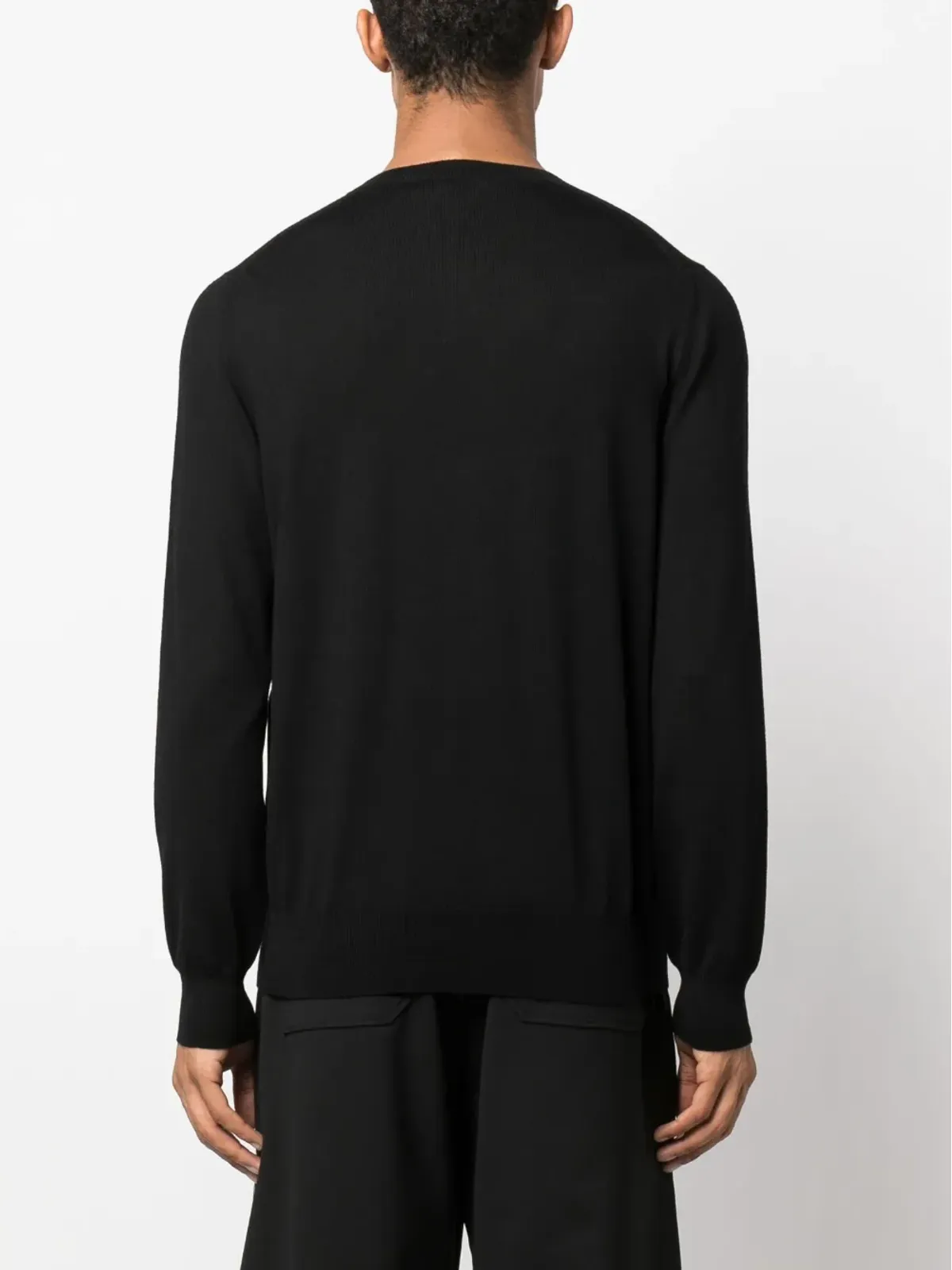 Alexander McQueen エンブロイダーロゴ コットン ジャンパー - 画像4