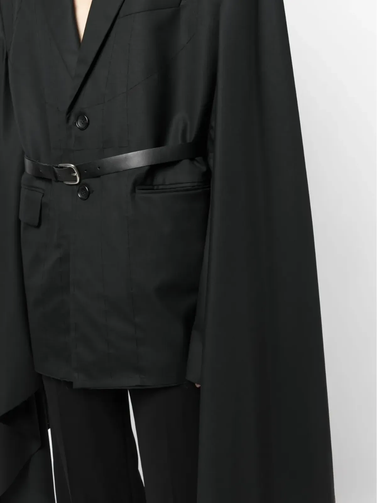 Junya Watanabe ケープブレザー ベルト付き - 画像5
