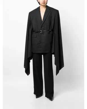 Junya Watanabe ケープブレザー ベルト付き - サムネイル2