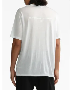 Post Archive Faction ロゴプリント lyocell Tシャツ - サムネイル4