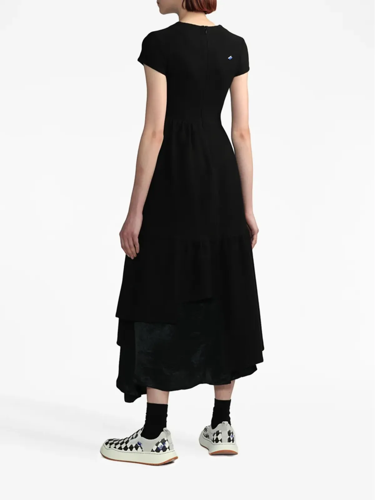 Ader Error オルメン半袖ニットドレス - Black - 画像4