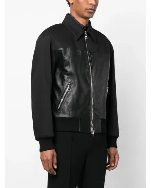 Alexander McQueen パネルドジップボンバージャケット - サムネイル3