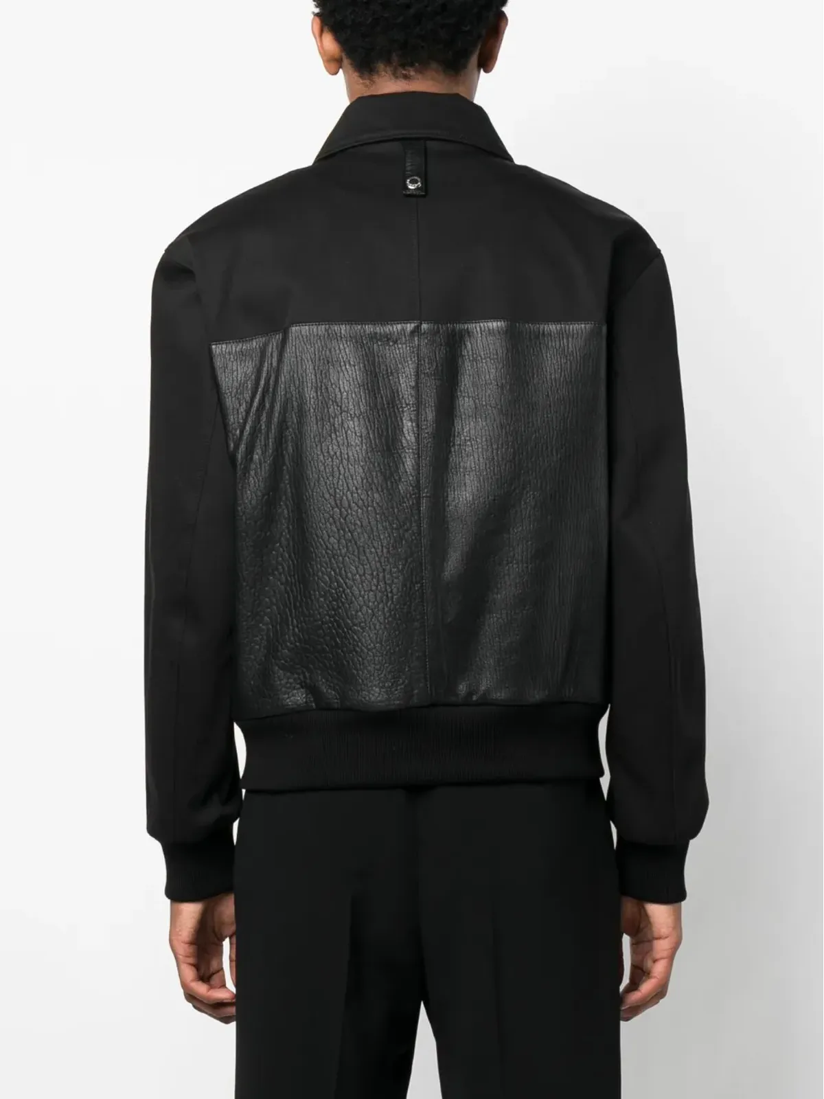 Alexander McQueen パネルドジップボンバージャケット - 画像4