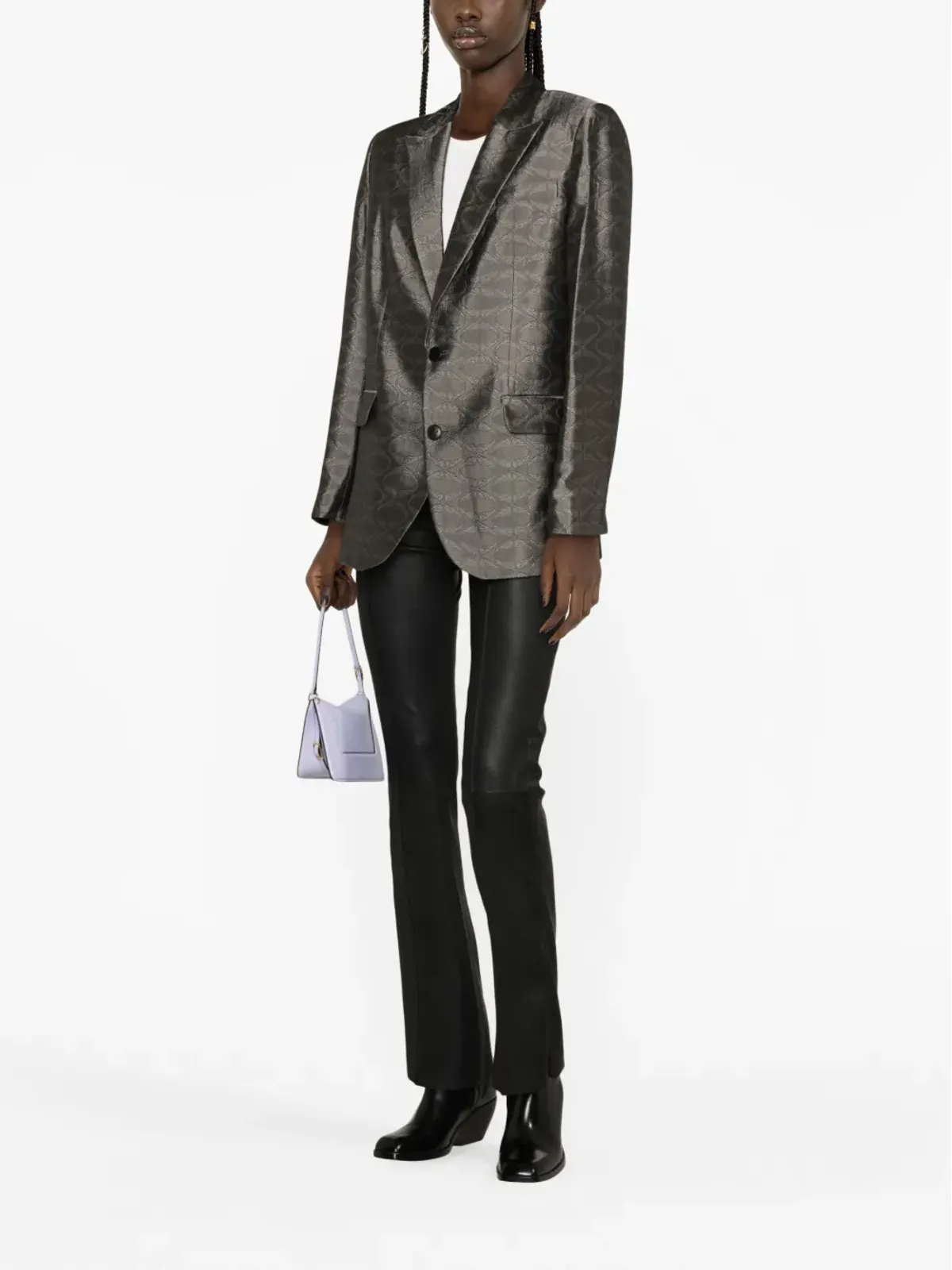 Zadig&Voltaire Vegy ジャカード ブレザー - シルバー - 画像3