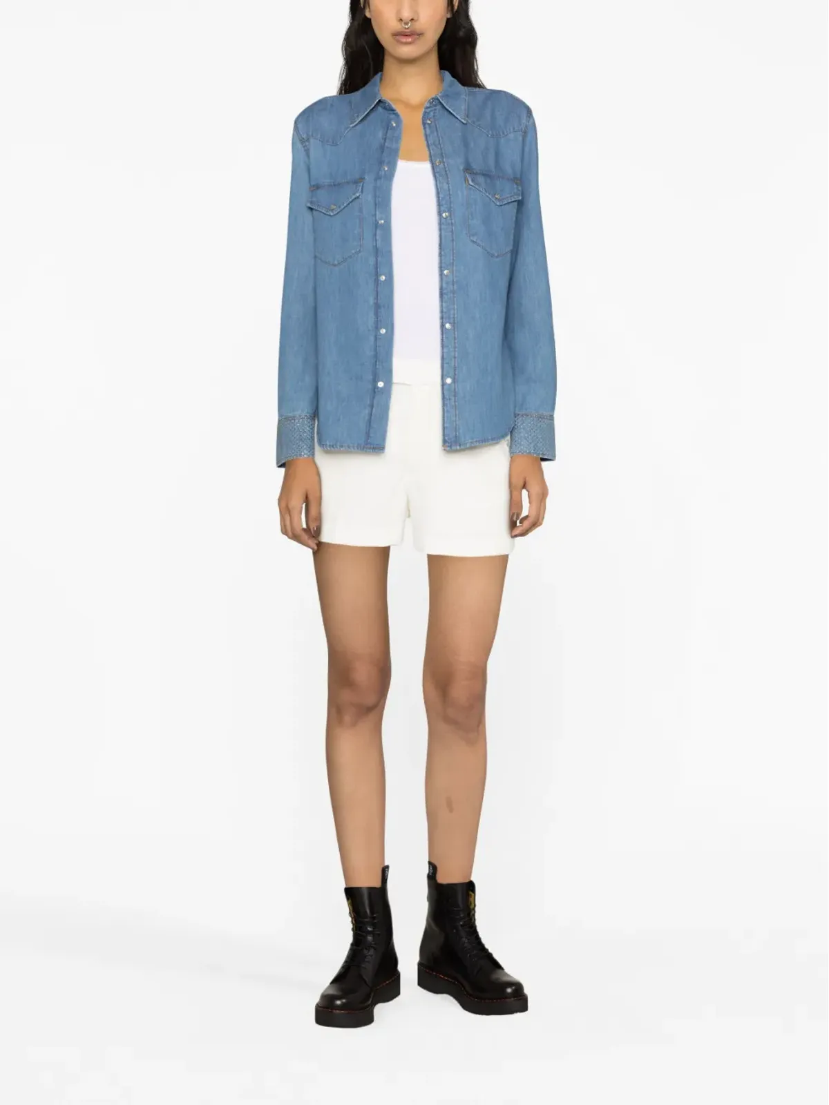 Zadig&Voltaire ラインストーン装飾ショーツ - 画像2