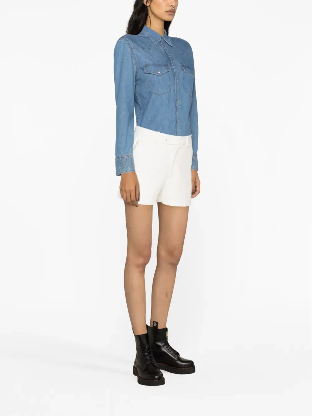 Zadig&Voltaire ラインストーン装飾ショーツ - 画像3