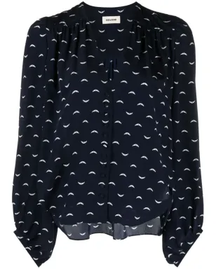 Zadig&Voltaire グラフィックプリント長袖ブラウス - サムネイル1