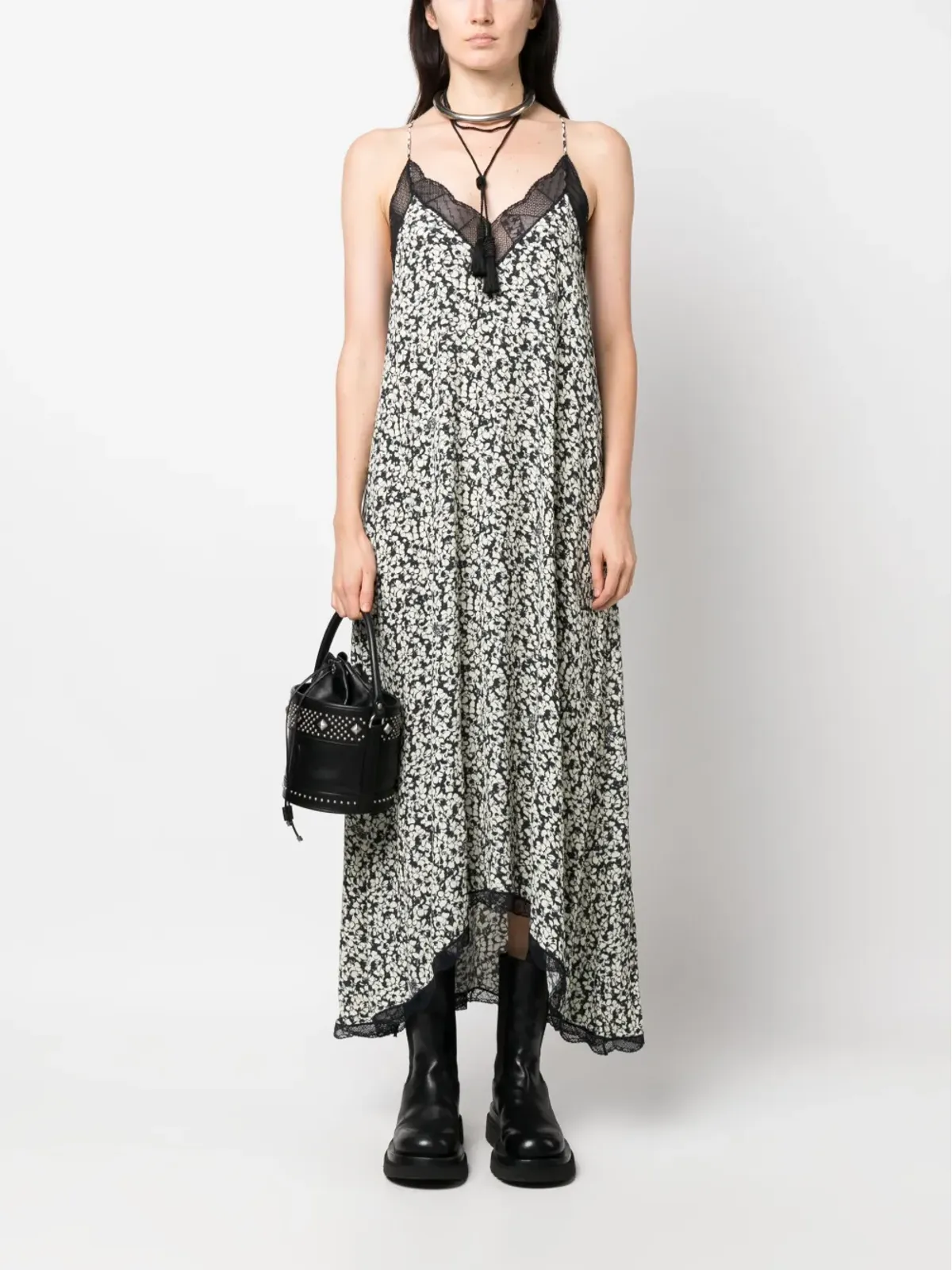 Zadig&Voltaire リスティ フローラルプリント ミディドレス - 画像2