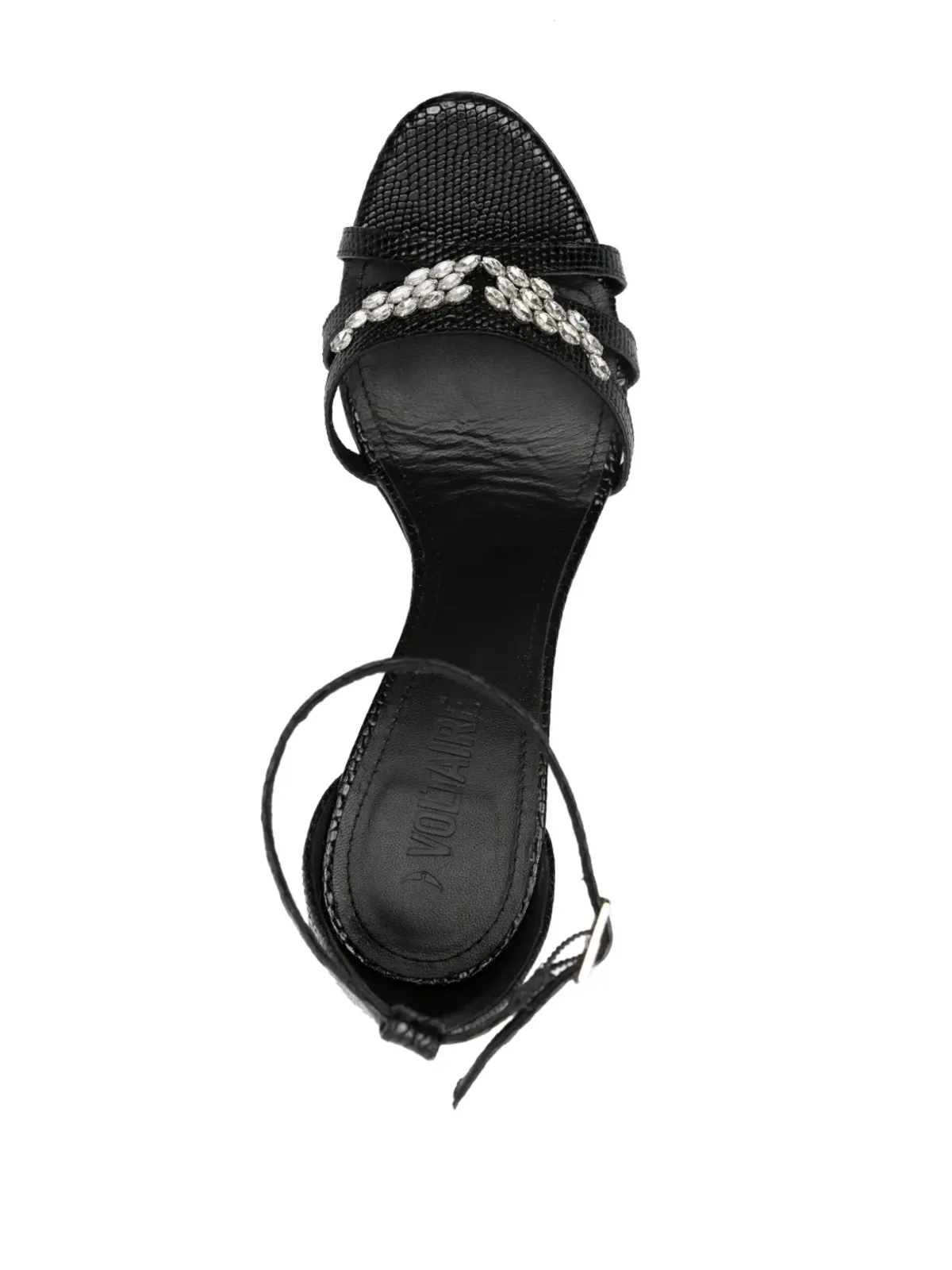 Zadig&Voltaire アミー ウィング コート 90mm レザーサンダル - ブラック - 画像4