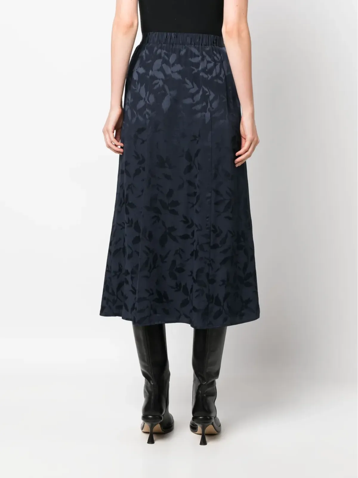 Zadig&Voltaire June Jac Ikat silk skirt - Blue - 画像4