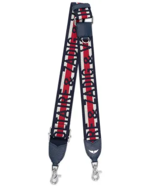 Zadig&Voltaire ジャカード ロゴモチーフ ショルダーストラップ - サムネイル1