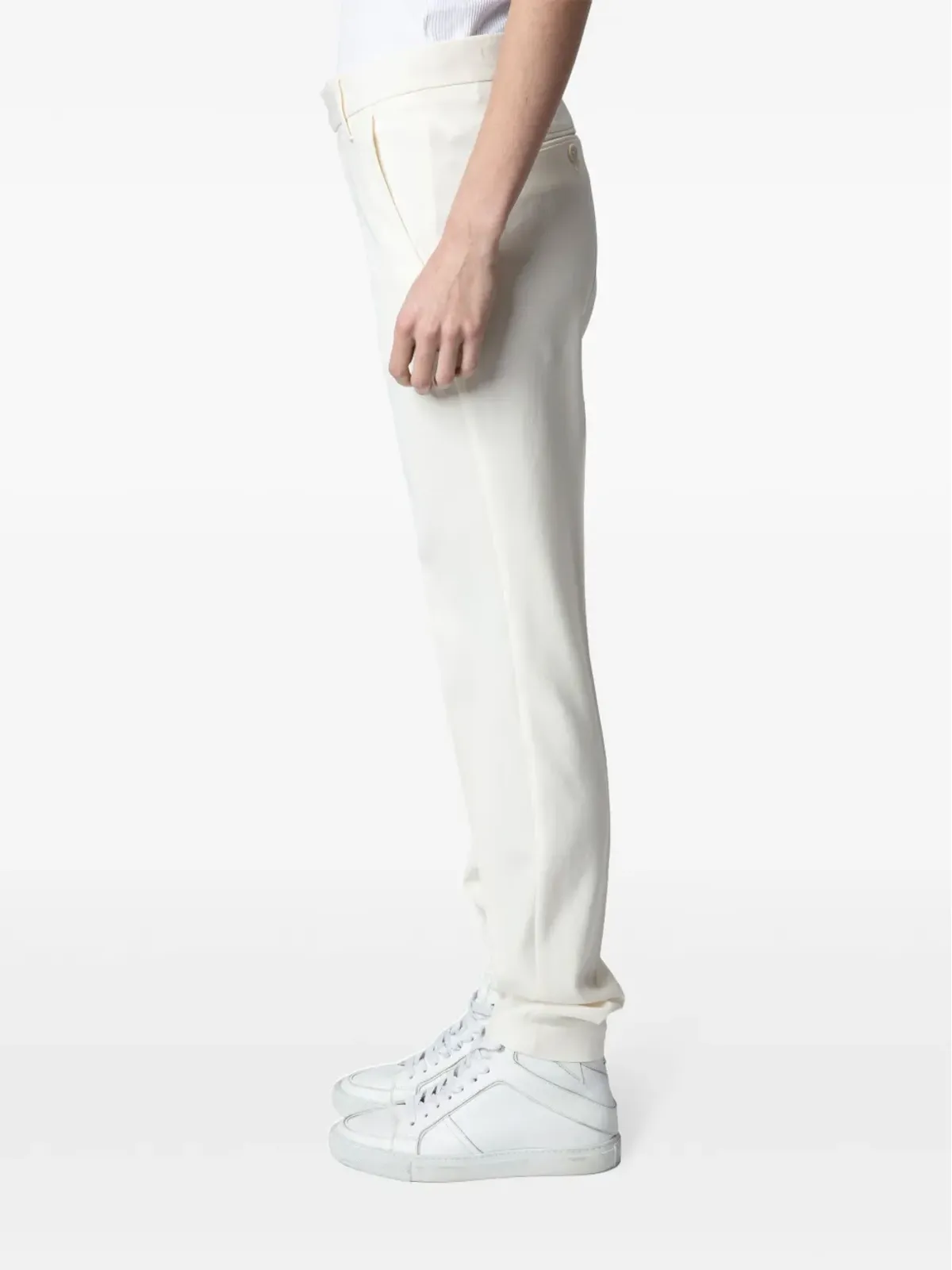 Zadig&Voltaire プリュン テーパード クレープパンツ - ホワイト - 画像5