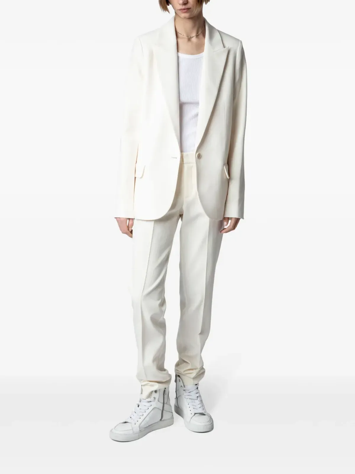 Zadig&Voltaire プリュン テーパード クレープパンツ - ホワイト - 画像2