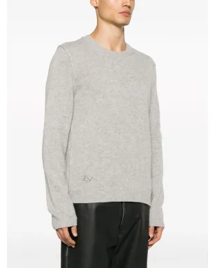 Zadig&Voltaire Kennedy ロゴ刺繍入り カシミヤセーター - サムネイル4
