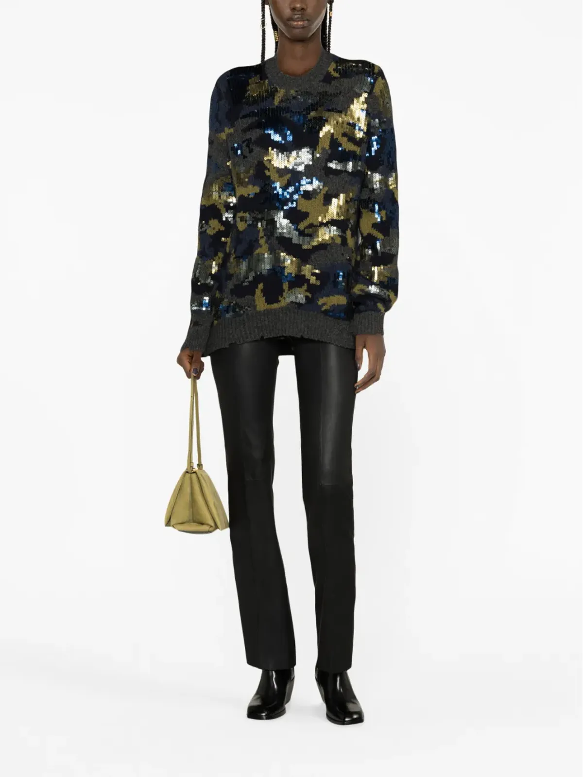 Zadig&Voltaire スパンコール付きメリノウール ジャンパー - 画像2