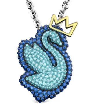 Swarovski ポップスワン クリスタル装飾ネックレス - サムネイル3