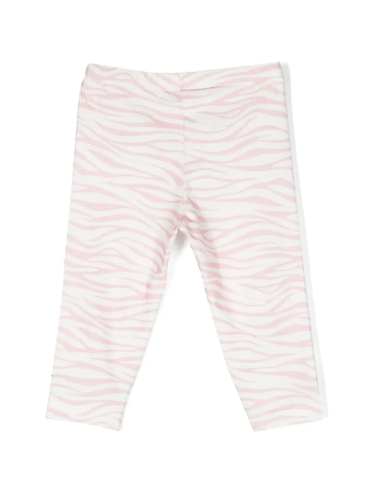 Chiara Ferragni Kids Eyelikeモチーフゼブラ柄レギンス - ピンク - 画像2