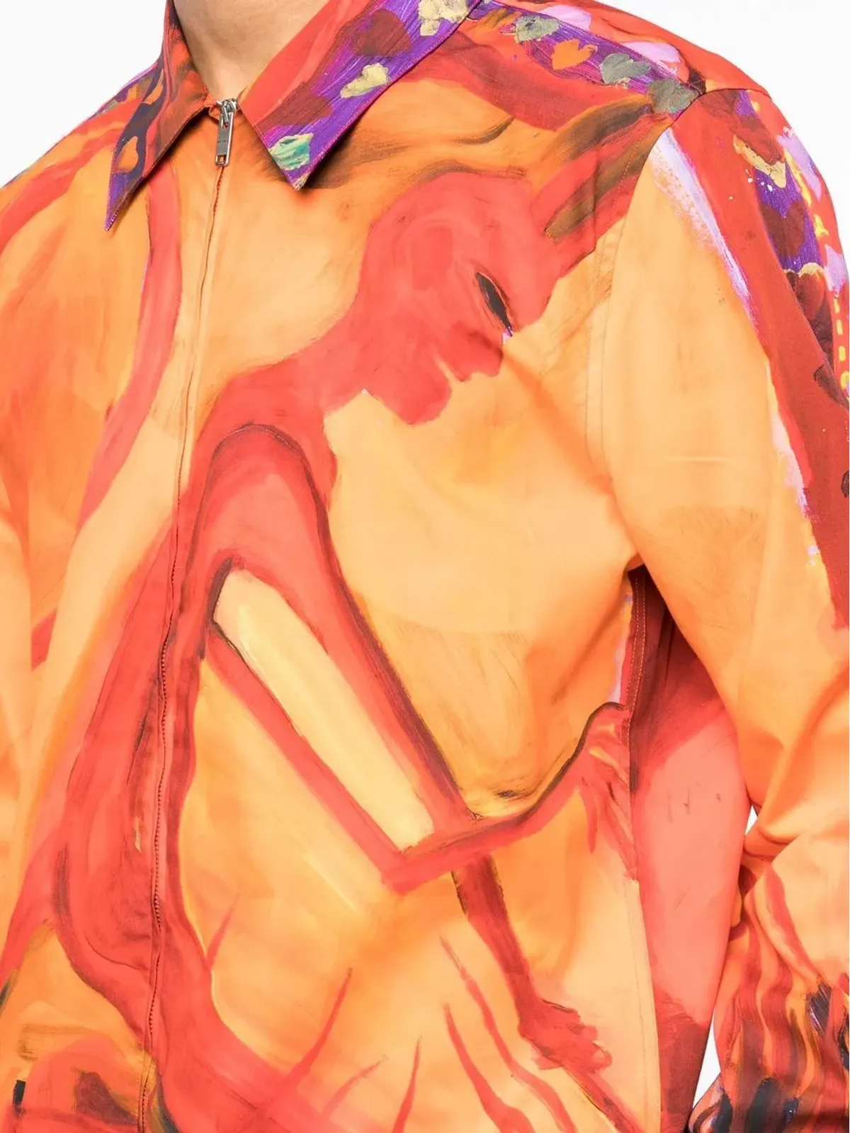 Givenchy グラフィックプリント ボタンアップ シャツ - 画像5
