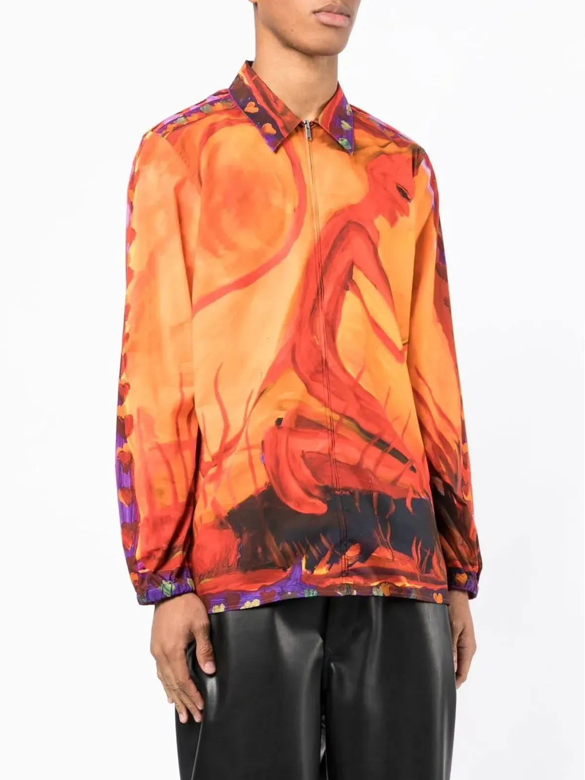 Givenchy グラフィックプリント ボタンアップ シャツ - 画像3