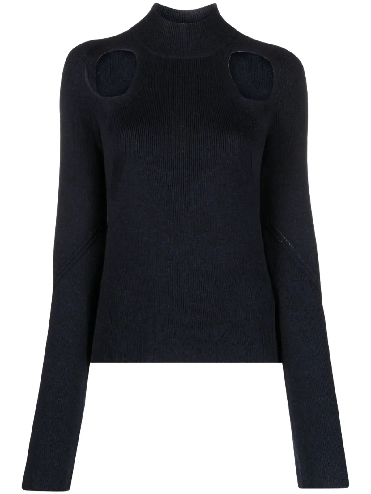 Zadig&Voltaire ミッキー カットアウト メリノウール ジャンパー - ブルー - 画像1