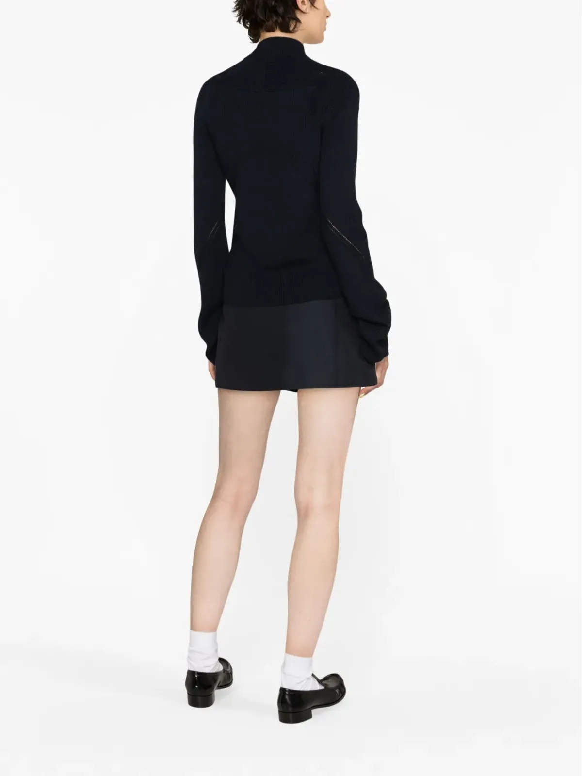 Zadig&Voltaire ミッキー カットアウト メリノウール ジャンパー - ブルー - 画像4