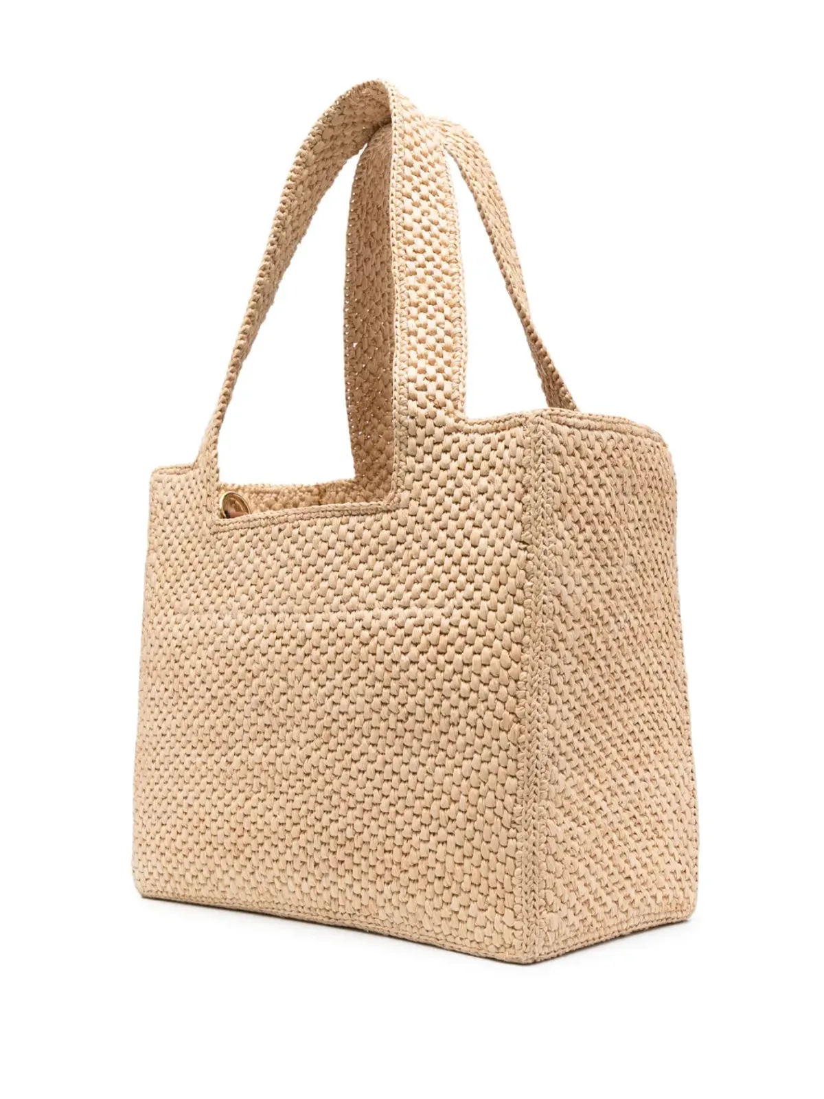LOEWE エンブロイダーロゴ ラフィア トートバッグ - 画像3