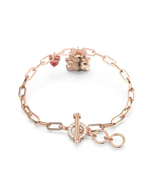 Swarovski テディ ベアモチーフ クリスタル装飾 ブレスレット ピンク - サムネイル5