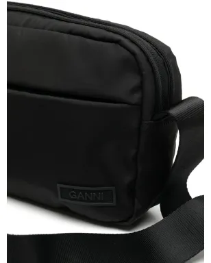 GANNI フェスティバル ロゴパッチ クロスボディバッグ - サムネイル4