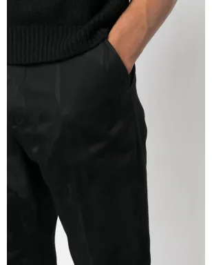 Alexander McQueen ジャカード テーラードパンツ - ブラック - サムネイル5