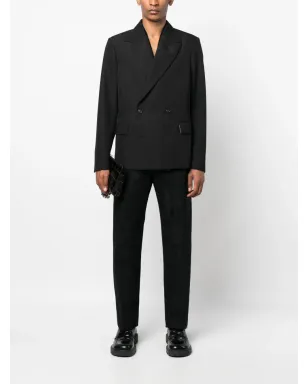 Alexander McQueen ジャカード テーラードパンツ - ブラック - サムネイル2