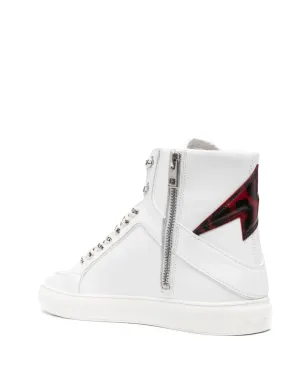Zadig&Voltaire ハイフラッシュ レザー スニーカー - サムネイル3