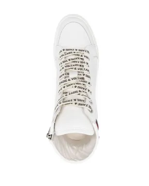 Zadig&Voltaire ハイフラッシュ レザー スニーカー - サムネイル4