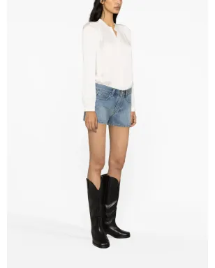 Zadig&Voltaire ラインストーン装飾デニムショーツ - サムネイル3