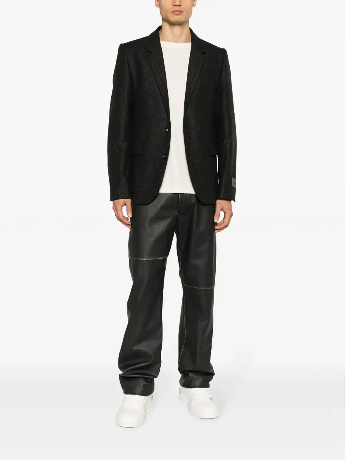 Zadig&Voltaire Viks ストライプ柄シングルブレストブレザー - 画像2