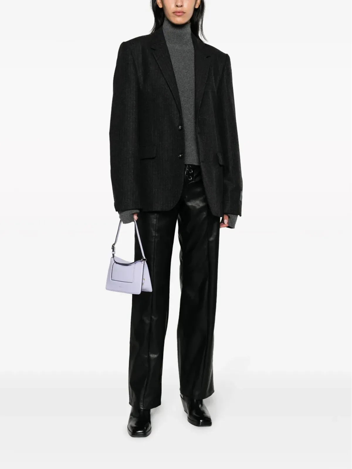 Zadig&Voltaire Viks ストライプ柄シングルブレストブレザー - 画像3