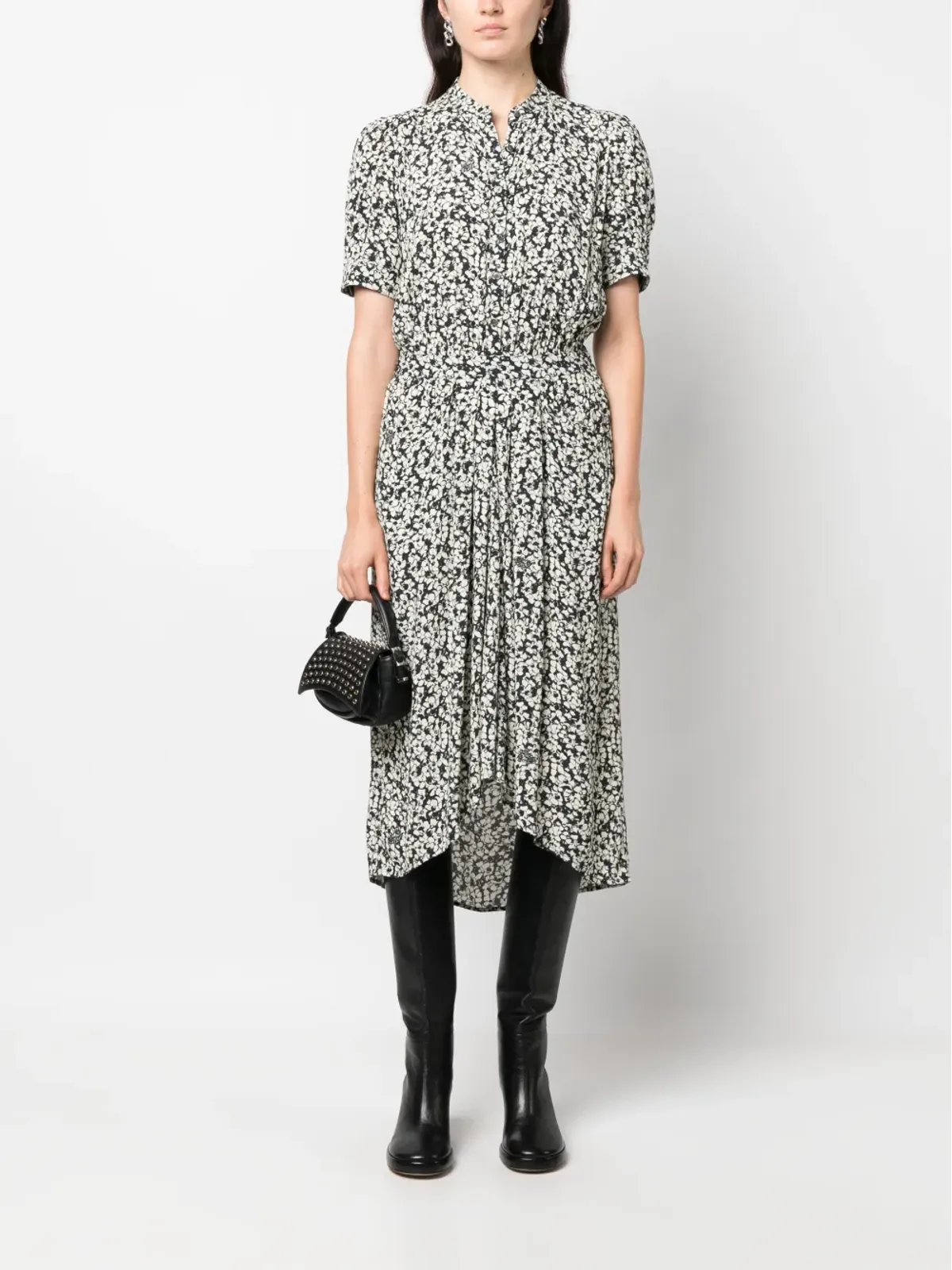 Zadig&Voltaire リマ 花柄プリント ミディドレス - 画像2